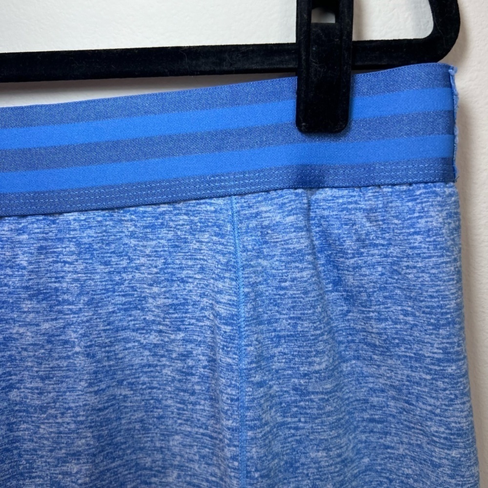 Adidas Skirt Skort Blue Heather Lined Athletic Pickleball Golf Summer Size Large - Picture 2 of 10